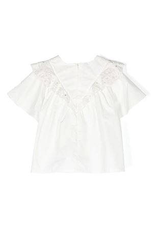 White cotton blouse  CHLOE' KIDS | C15D90117